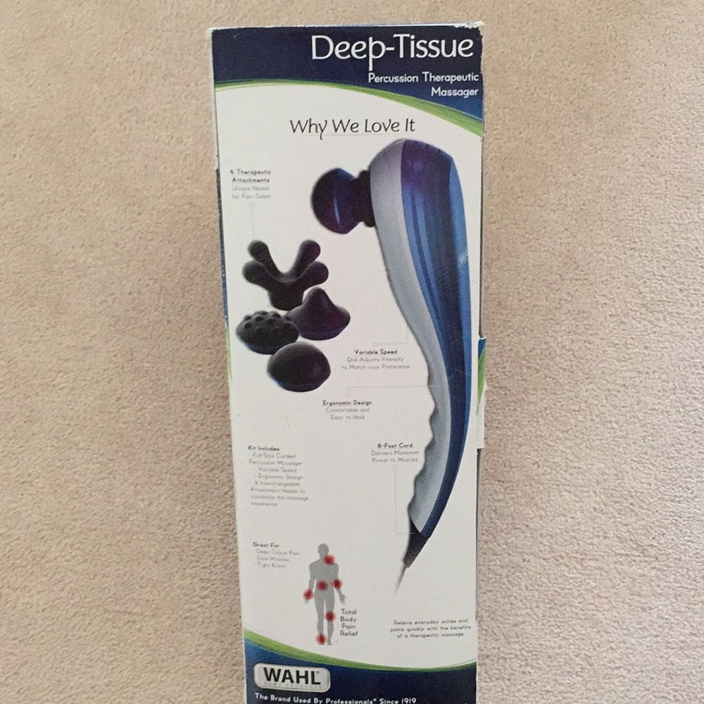 MASSAGER. Deep tissue therapeutic massager